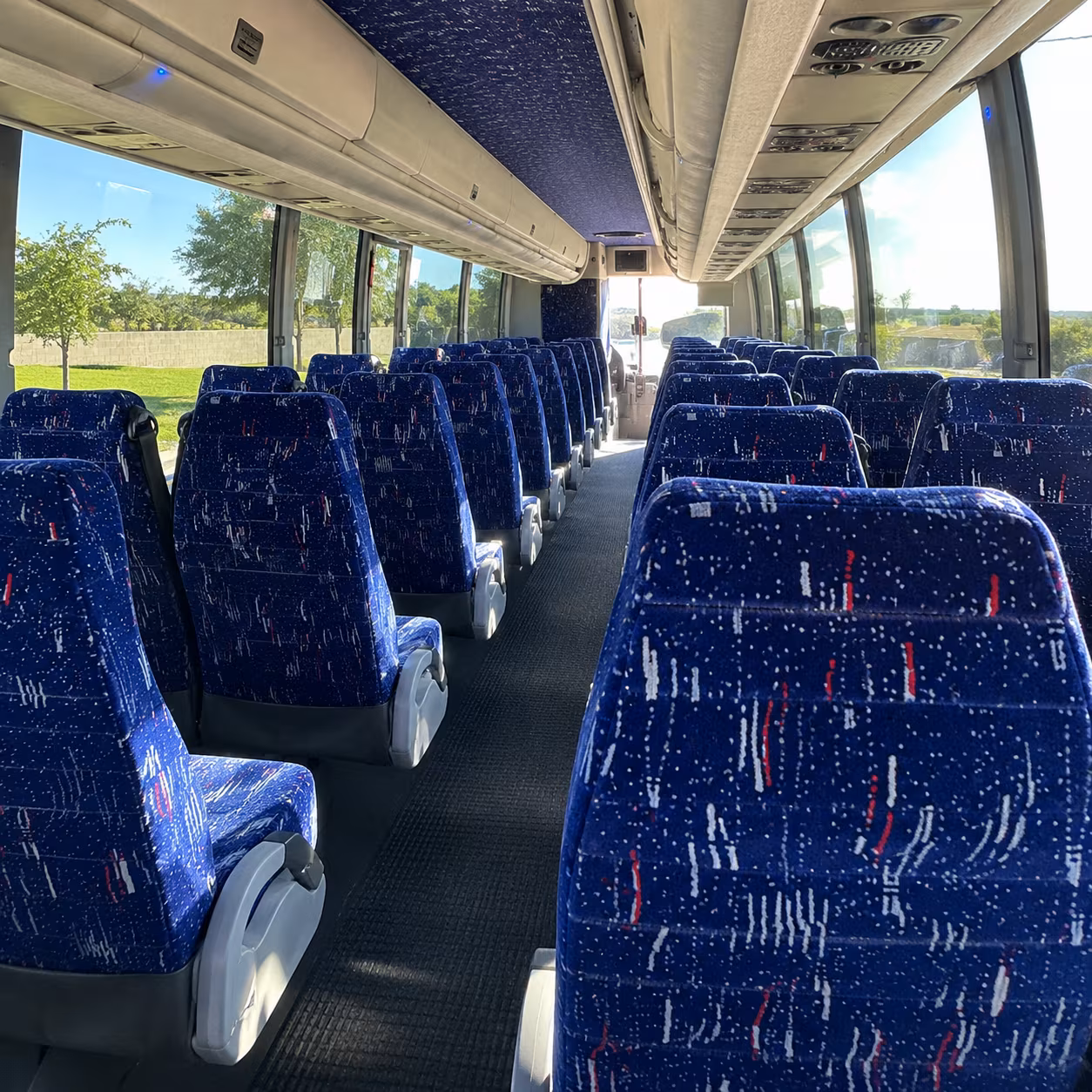 norman charter bus rentals for tinker air force base personnel